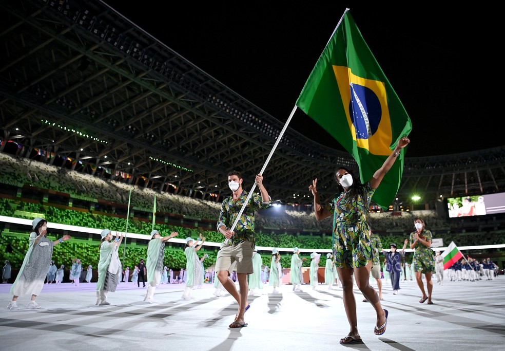 Veja as melhores fotos da Cerimônia de Abertura dos Jogos