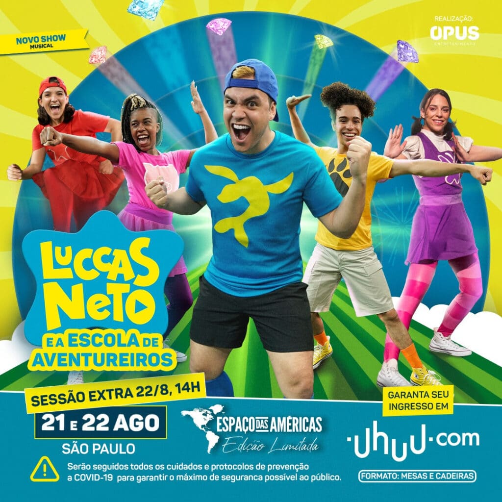São Paulo para crianças - Estreia de Luccas Neto no SBT retoma