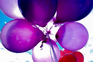 balloons, celebration, helium, party, purple balloons, helium balloons, birthday balloons, birthday celebration, happy birthday, birthday party